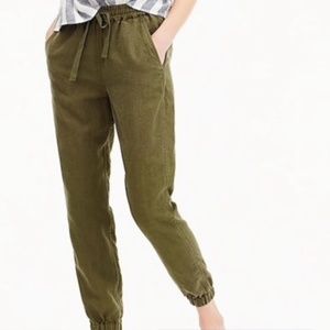 Point Sur linen jogger, fatigue size 4P